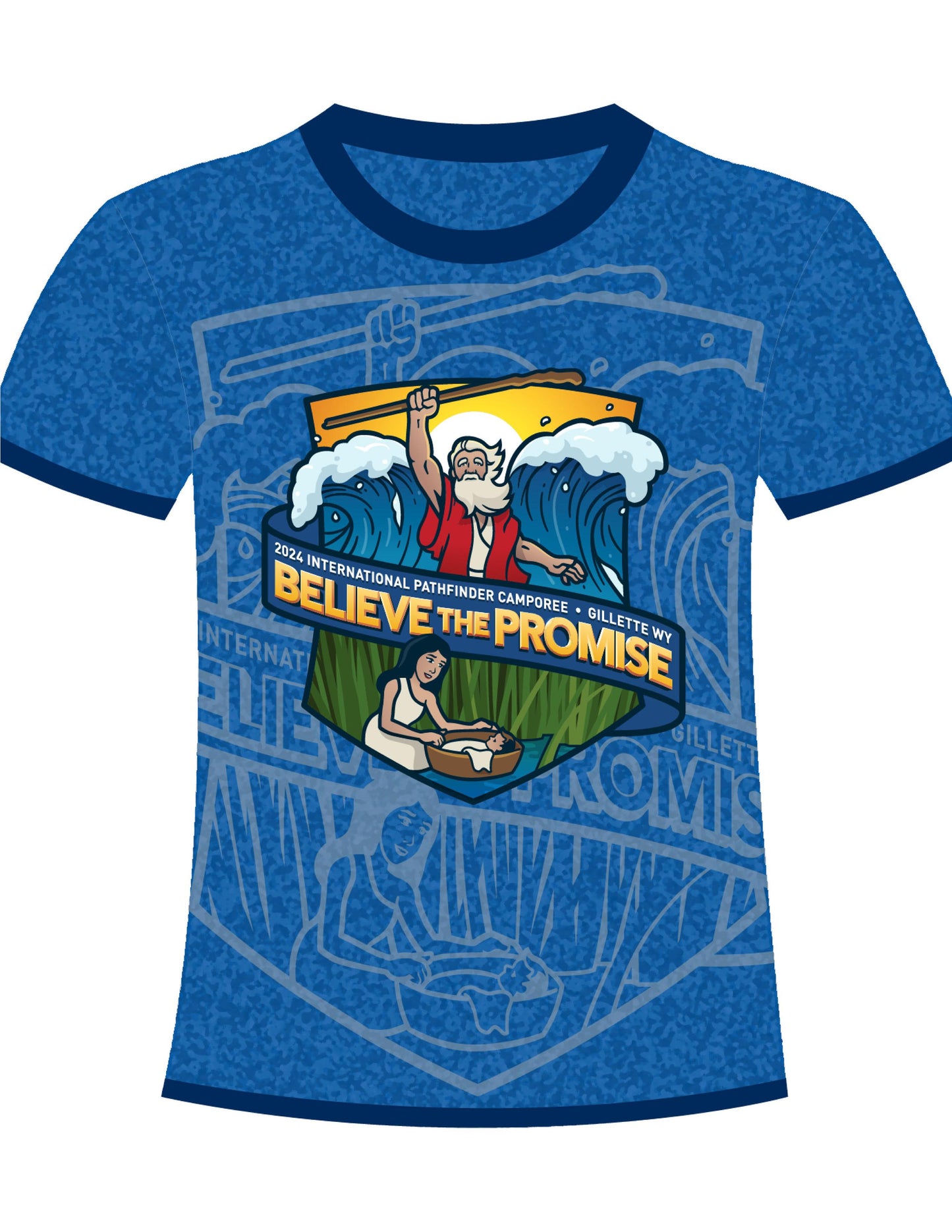 All Print Shirt (Blue) (BTP)